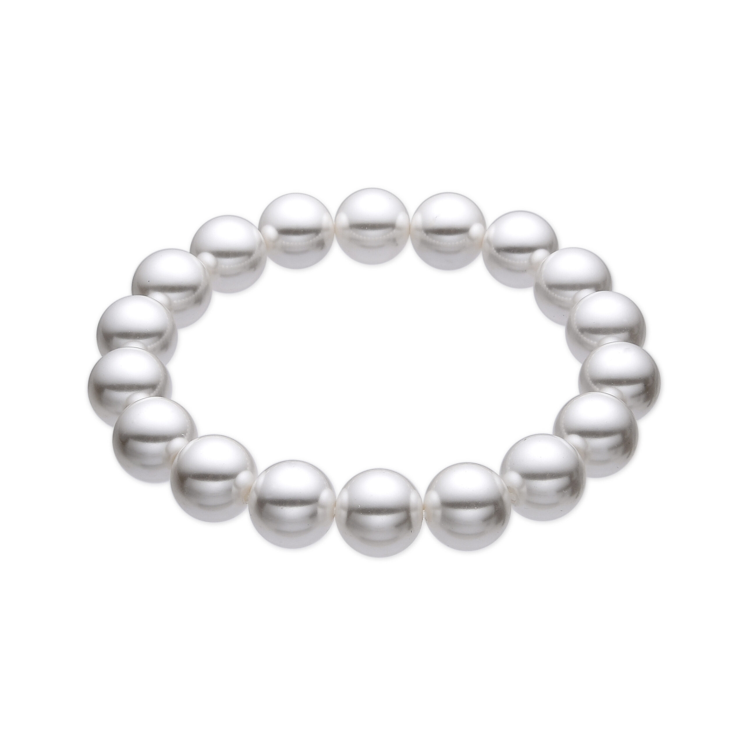 Luxenter Armband met witte parel en 18-karaats goudkleurige afwerking - Anrae