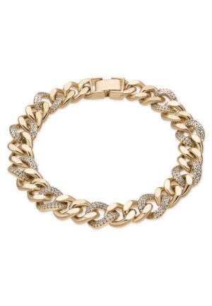 Luxenter Armband met 18-karaats geelgouden afwerking en schitterende zirkonia - Sarva