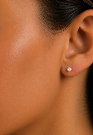 Alternative view of Dames Oorbellen Eeuwige Sprankel Goud Sterling Zilver 925 met Parel BIPE066