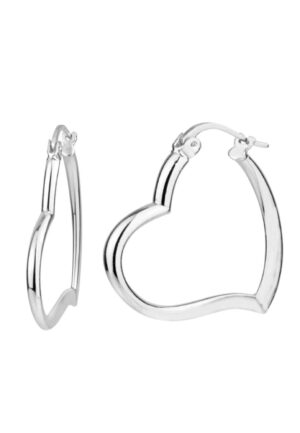 Vrouwen Hart Oorbellen in 925 Sterling Zilver BIPE033
