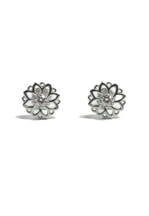 Dames IJskristal Oorbellen, 925 Sterling Zilver met Cubic Zirconia BIPE063