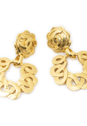 CC Twisted Dangle Clip On Earrings   oorbellen