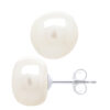 Oorbellen van Zilver 925 en Echte Cultuur Zoetwaterparels Barok 10 - 11 mm