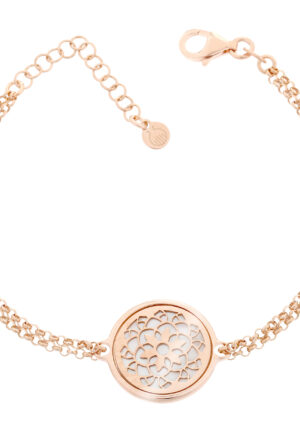 Orphelia 'Madelene' Dames 925 Sterlin Zilveren Armband - Roze ZA-7163/RG