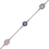 Orphelia 'Fawn' Dames 925 Sterling Zilveren Armband - Roze ZA-7410