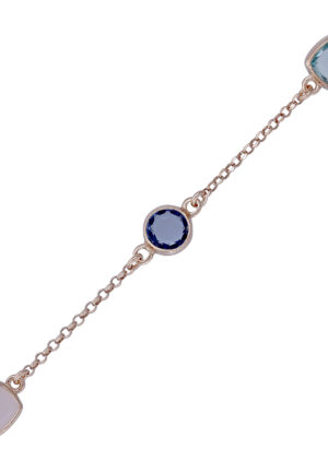 Orphelia 'Fawn' Dames 925 Sterling Zilveren Armband - Roze ZA-7410