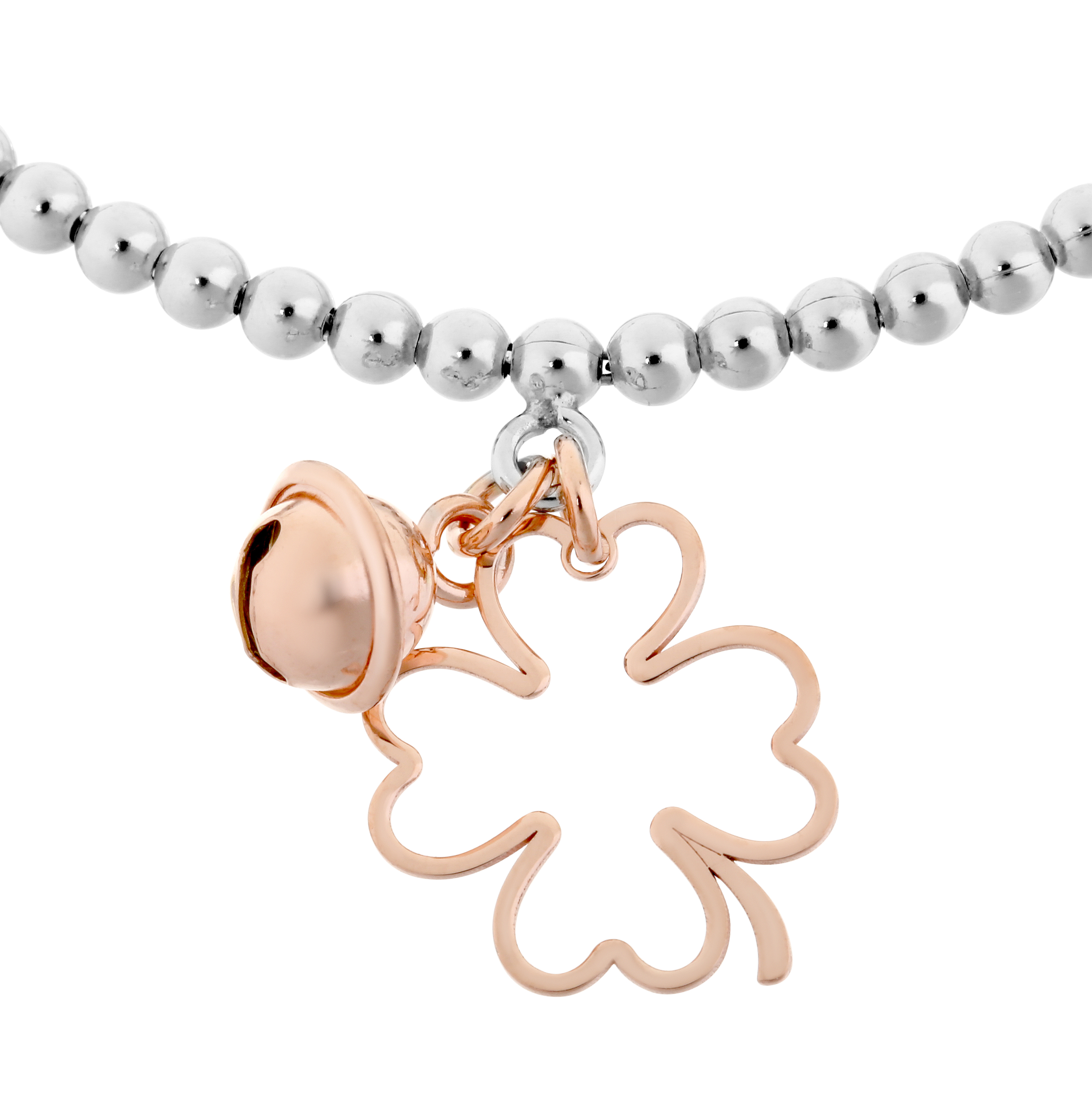 Orphelia Dames 925 Sterling Zilveren Armband - Zilver/Roze ZA-7110 - Afbeelding 2