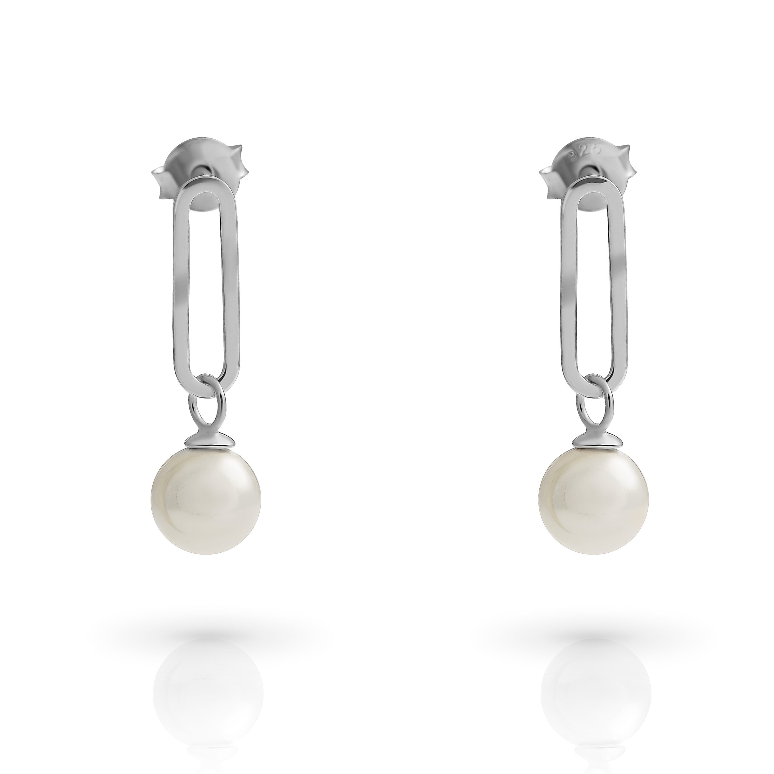Orphelia 'Grand' Dames 925 Sterling Zilveren Oorbellen - Zilver ZO-7558 - Afbeelding 2