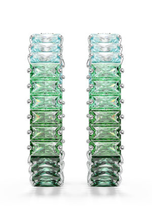 Alternative view of Swarovski 'Matrix Baguette' Dames Oorbellen van Basismetaal - Zilver 5705787