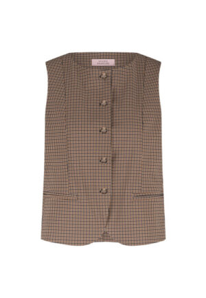 Studio Anneloes - Bruin | Dames | Gilet | Bruin | 3XL | regular | Kamst mode