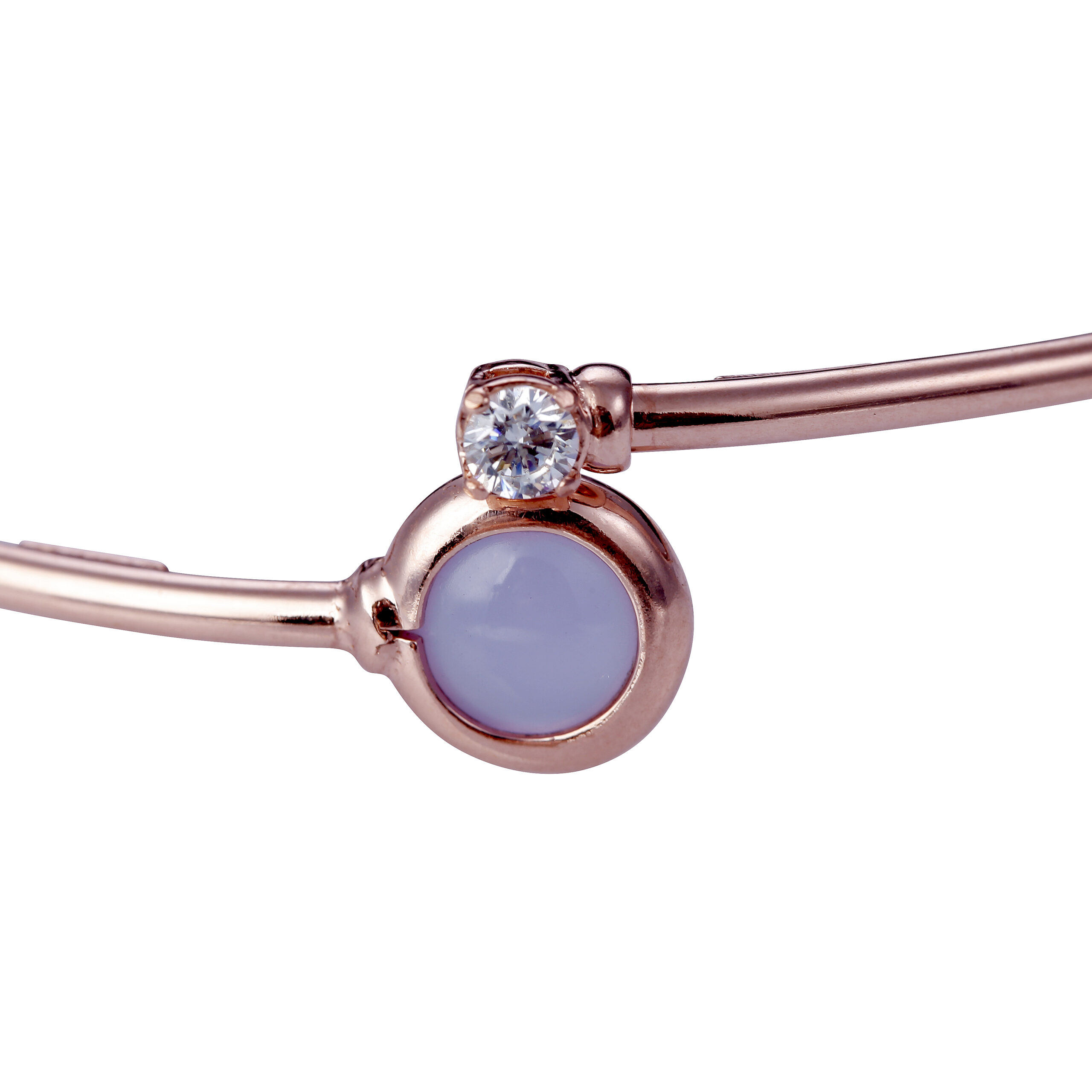 Orphelia 'Nina' Dames 925 Sterling Zilveren Armband - Roze ZA-7406 - Afbeelding 2