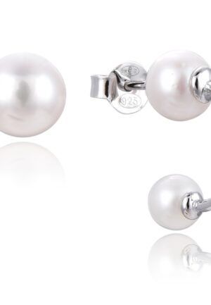 Gena.paris 'Asymmetrisch' Dames 925 Sterling Zilveren Stud Oorbellen - Zilver GBO1533-W