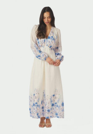 Neo noir - Blauw | Dames | Jurk | Blauw | 44 | regular | Kamst mode