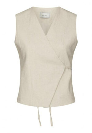 Neo noir - Beige | Dames | Gilet | Beige | 44 | regular | Kamst mode