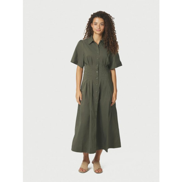 Neo noir - Groen | Dames | Jurk | Groen | 42 | regular | Kamst mode
