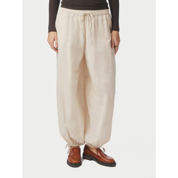 Neo noir - Beige | Dames | Broek | Beige | 44 | regular | Kamst mode