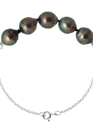 Armband met Echte Cultivate Tahiti Parelletjes van 8-9 mm
