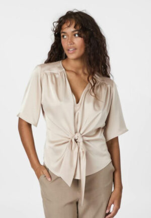 Neo noir - Champagne | Dames | Blouse | Champagne | 38 | regular | Kamst mode