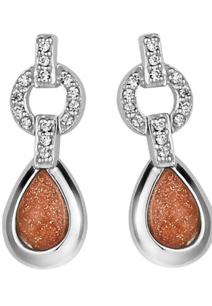 Orphelia Dames 925 Sterling Zilveren Oorbellen - Zilver ZO-5206