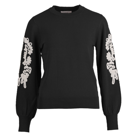 Enjoy - Zwart | Dames | Trui | Zwart | L | regular | Kamst mode