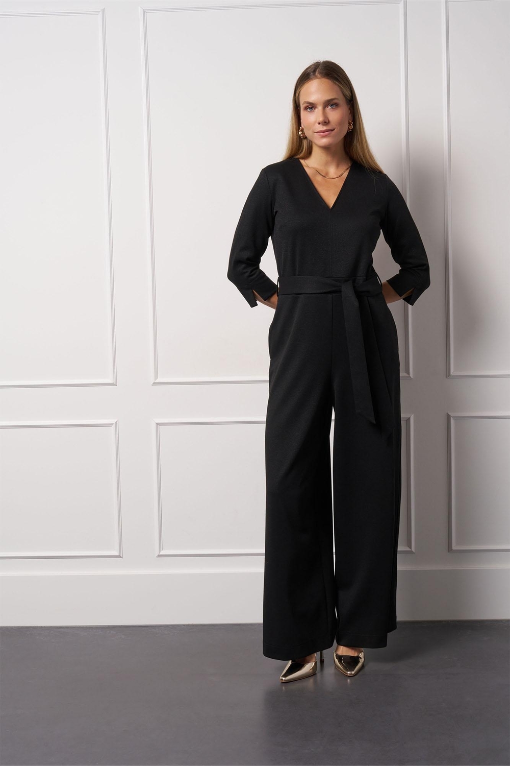 Studio Anneloes Odessi Sparkle Jumpsuit 13330 Jumpsuit 9000 Black