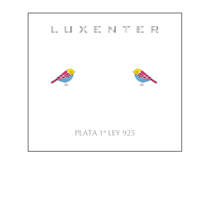 Luxenter Sterling Zilver 925 gerhodineerd oorbellen - Pajarito - Afbeelding 2