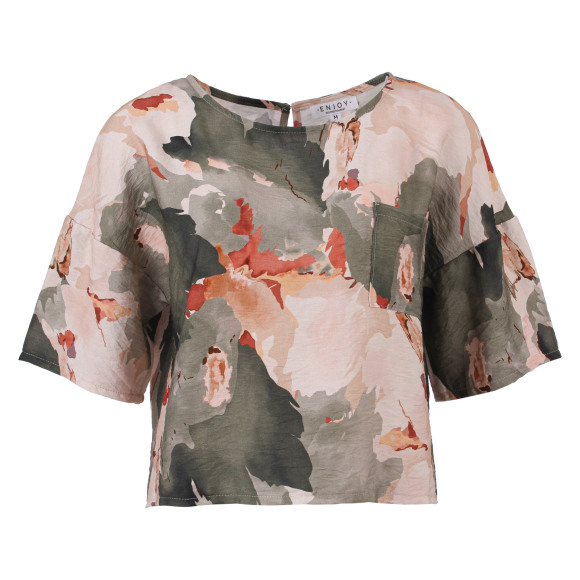 Enjoy - Groen | Dames | Top | Groen | XL | regular | Kamst mode
