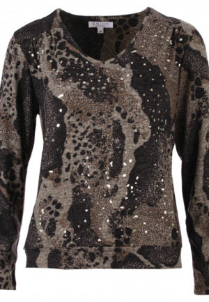 Enjoy - Taupe | Dames | Trui | taupe | M | regular | Kamst mode