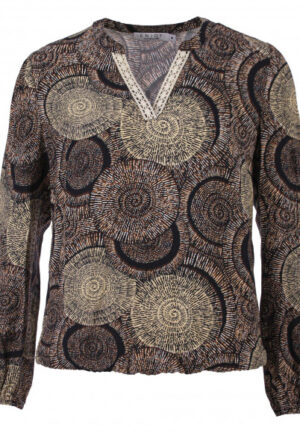 Enjoy - D.Bruin | Dames | Blouse | D.Bruin | M | regular | Kamst mode