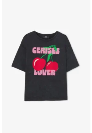 Le temps des cerises - Zwart | Dames | Top | Zwart | L | regular | Kamst mode