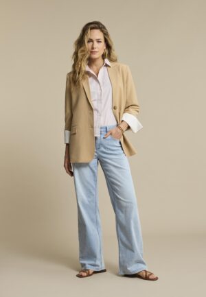 Red Button Colette & Belt Srb4848 Loose Fit Whitebleach-l33