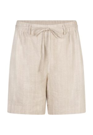 Red Button Cami Short Linen/visco Pinstripe Srb4914 Korte Broeken Pebble