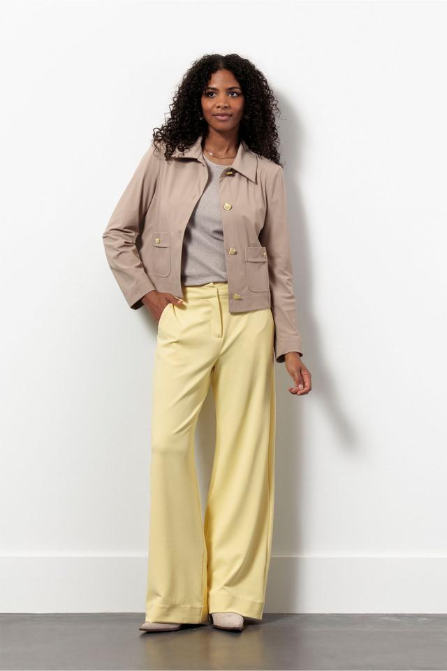 Studio Anneloes Luz Twill Trousers 13426 Broek 2100 Butter Yellow