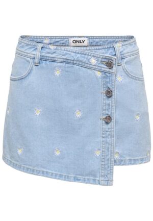 Only Onllesly Reg Daisy Dnm Skort Bj 15372884 Skort 5001165 Light Blue Denim