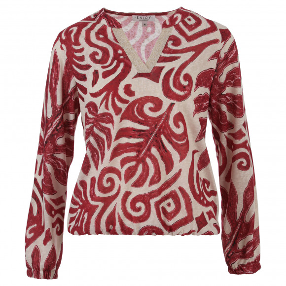 Enjoy - Rood | Dames | Blouson | Rood | XXL | regular | Kamst mode