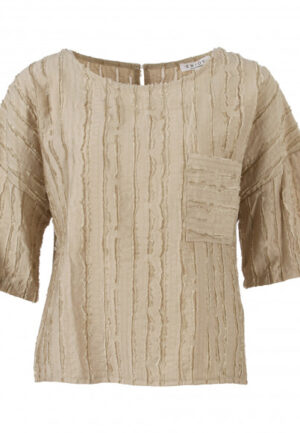 Enjoy - Beige | Dames | Top | Beige | XL | regular | Kamst mode
