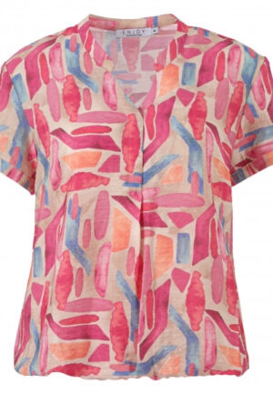 Enjoy - Roze | Dames | Blouson | Roze | XXL | regular | Kamst mode