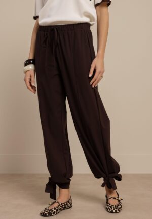 Studio Anneloes Darie Balloon Trousers 13882 Broek 8700 Espresso