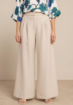 Studio Anneloes Sky Sparkle Waffle Trousers 13738 Broek 1401 Kit/silver