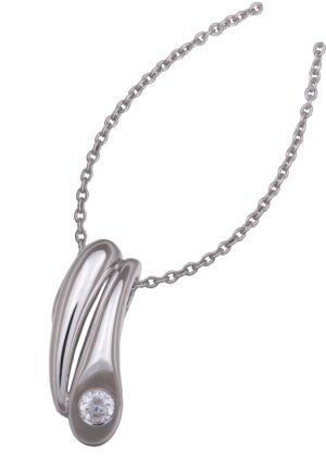 Orphelia Dames 925 Zilveren Ketting met Hanger - Zilver ZH-4545