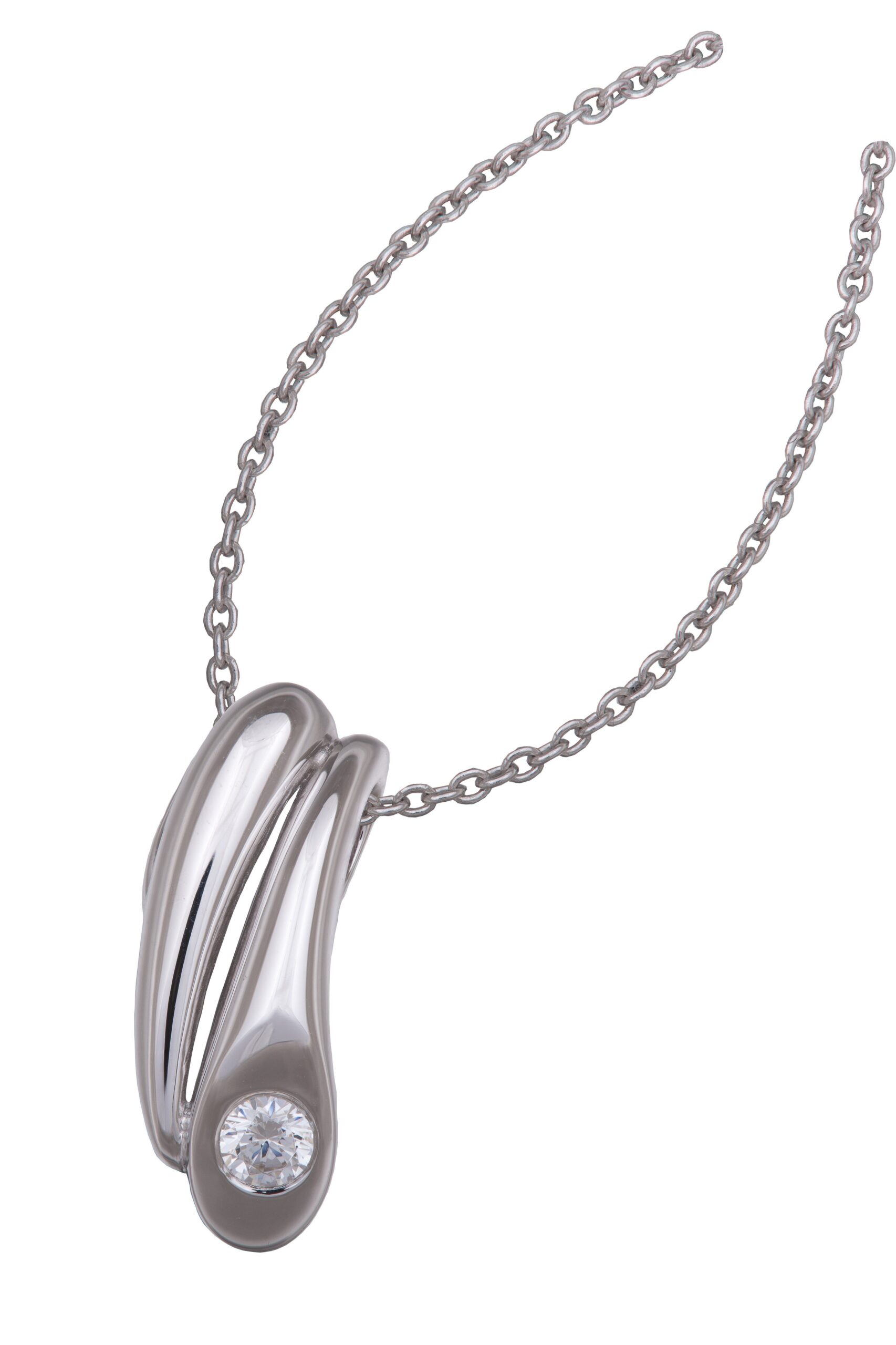 Orphelia Dames 925 Zilveren Ketting met Hanger - Zilver ZH-4545