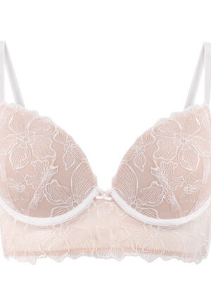 Alternative view of Hunkemöller Voorgevormde longline beugel bh Lauren Wit