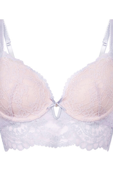 Hunkemöller Voorgevormde longline beugel bh Isadora Paars - Afbeelding 2