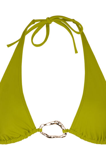 Hunkemöller Triangel Bikinitop Verona Groen - Afbeelding 2