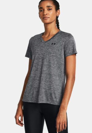 Under Armour Tech Twist V-Neck Sportshirt dames XS/34