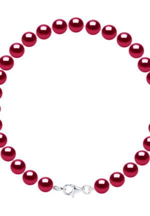 Armband van Echte Gekweekte Zoetwaterparels Rond 6-7 mm