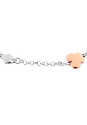 Alternative view of Orphelia 'Lorelei' Dames 925 Sterling Zilveren Armband - Zilver/Roos ZA-7386