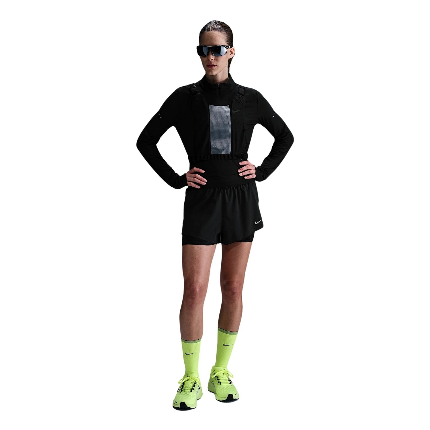 Nike Swift Dri-Fit 2 in 1 Sportshort dames L/40