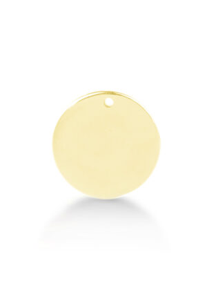 Luxenter hanger in 925 sterlingzilver, 18K geelgoud verguld - 18K geelgoud verguld - Ring