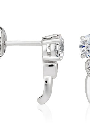 Alternative view of Orphelia Dames 925 Sterling Zilveren Stud Oorbellen - Zilver ZO-5110